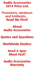 Audio Accessories Links
