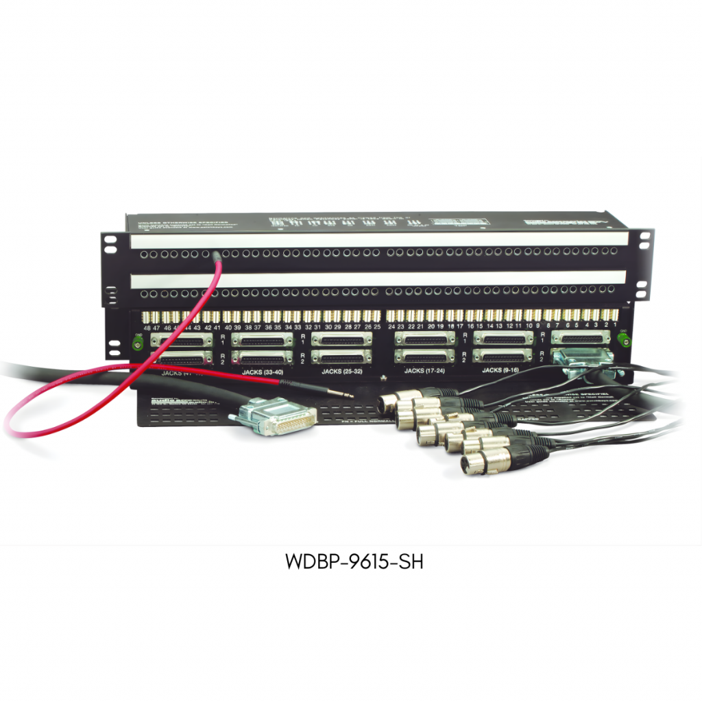 WDBP-9615-SH DB25 SHORTI Audio Patchbay
