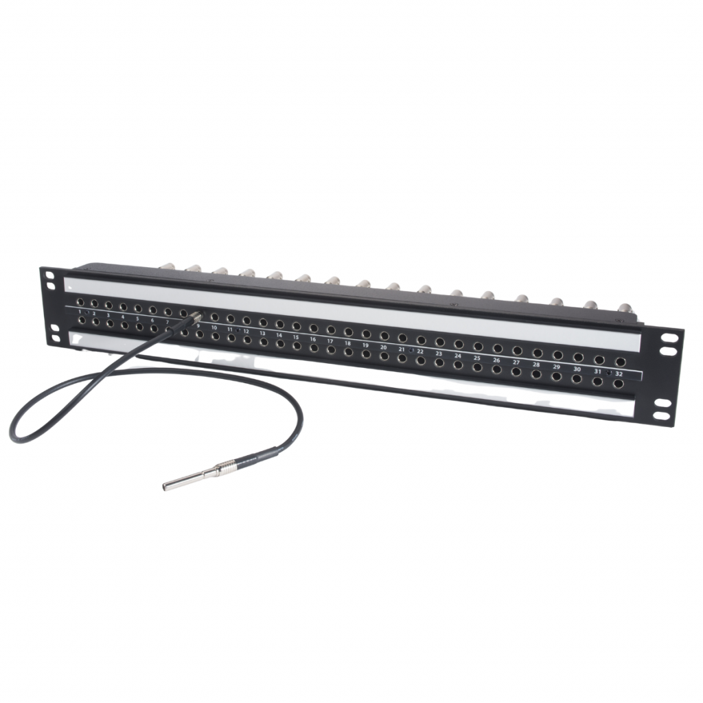 12G 2x32 Series video patchbay with cord