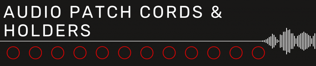 Audio Accessories Patch Cords and Holders