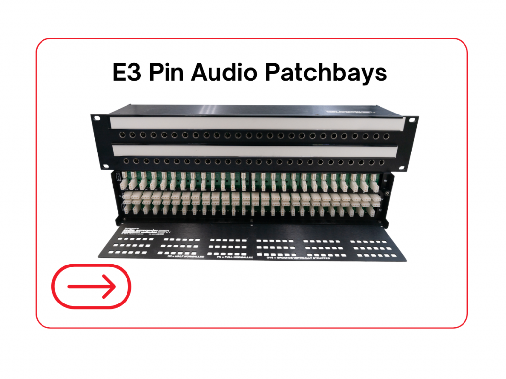E3-Pin Audio Patchbays