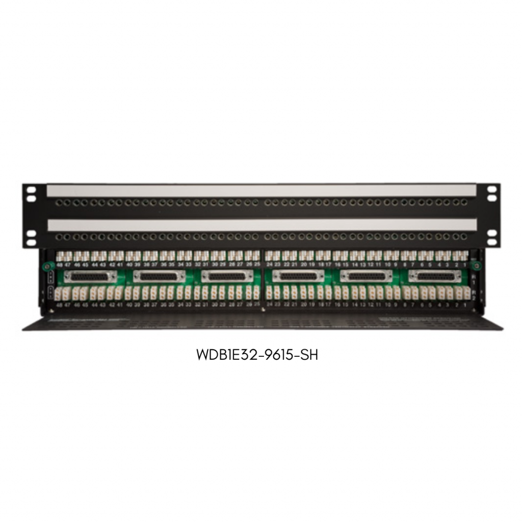 3-Pin/DB25 Combo Mini/TT Audio Patchbay